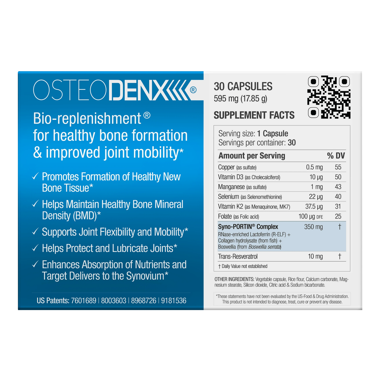 OsteoDenx® Single Box Back - bioQuad Life Sciences