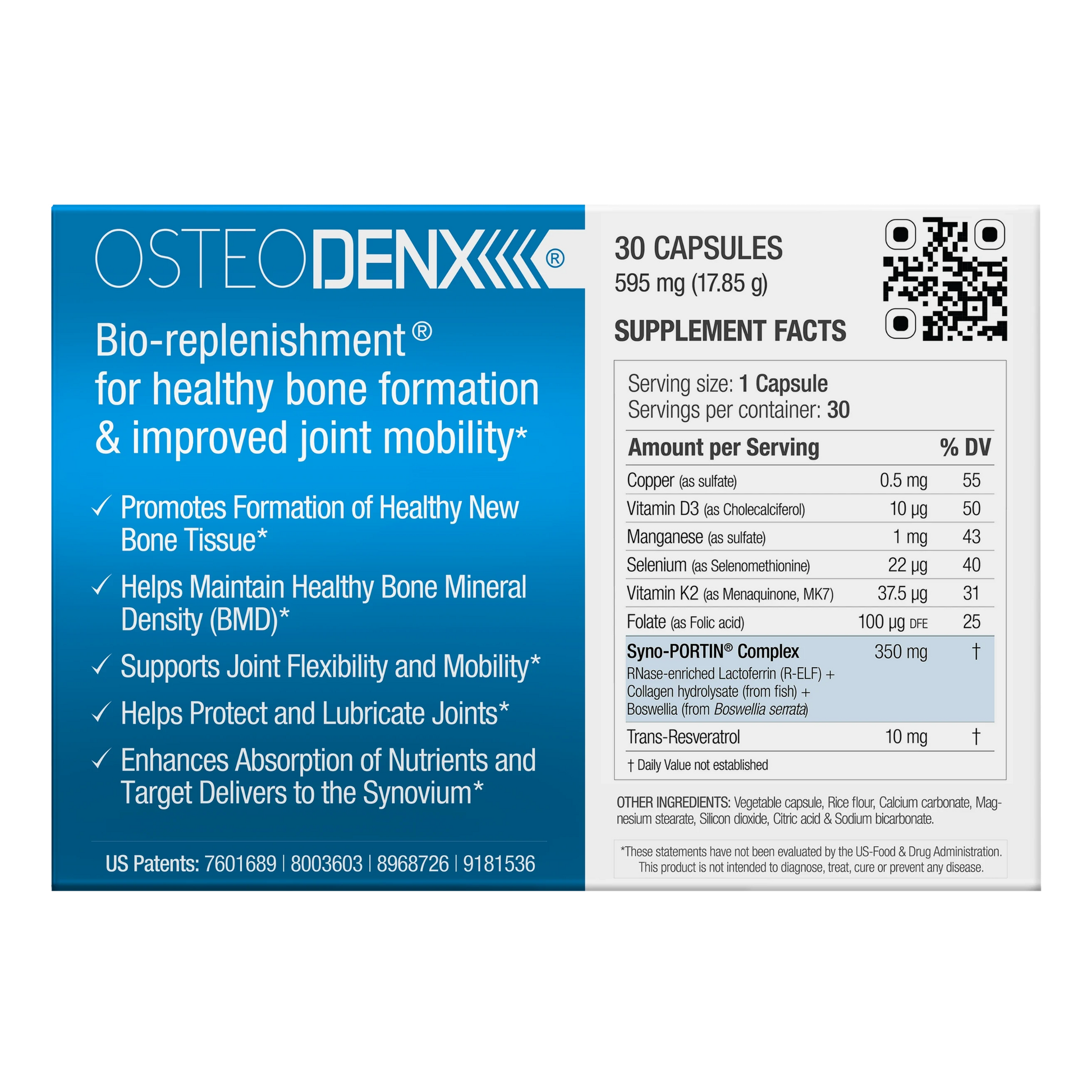 OsteoDenx® Single Box Back - bioQuad Life Sciences