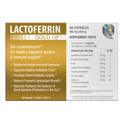 Lactoferrin Gold 1.8® Dual Box