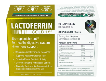 Lactoferrin Gold 1.8® Dual Box