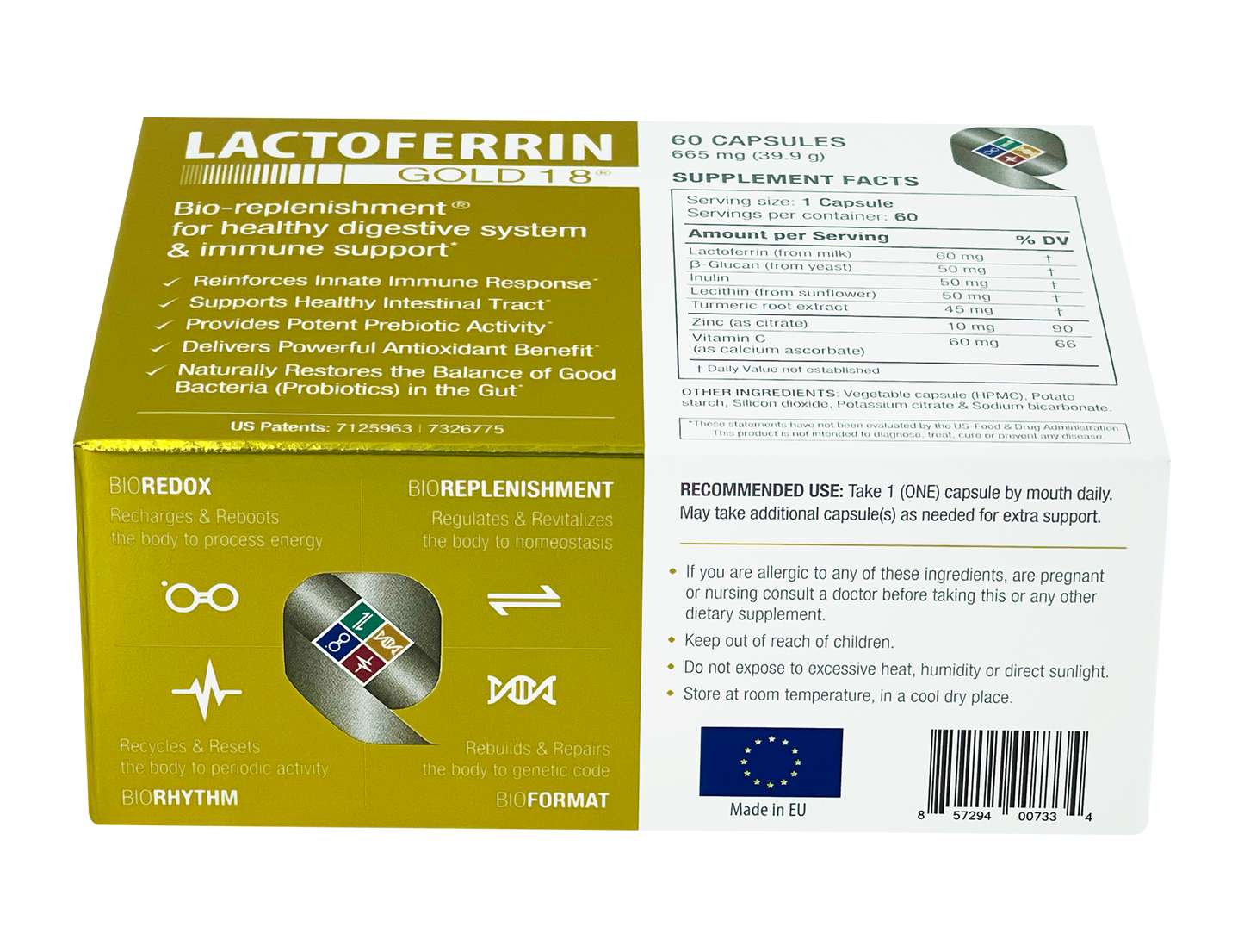 Lactoferrin Gold 1.8® Dual Box